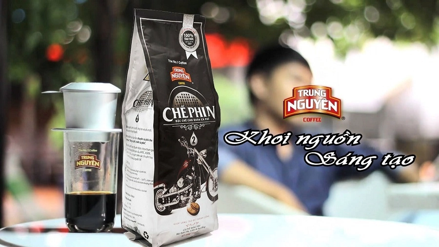 menu cà phê phin Trung Nguyên E Coffee