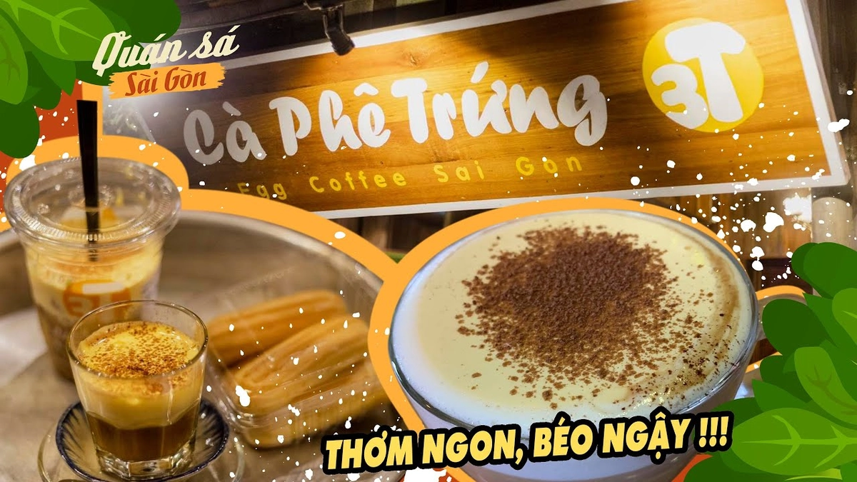 menu cà phê trứng đầy đủ nóng lạnh theo mùa