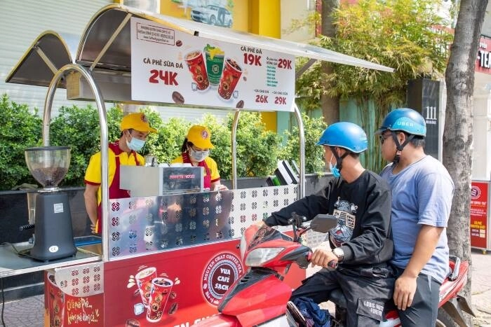 mô hình nhượng quyền cà phê dưới 100 triệu thực tế