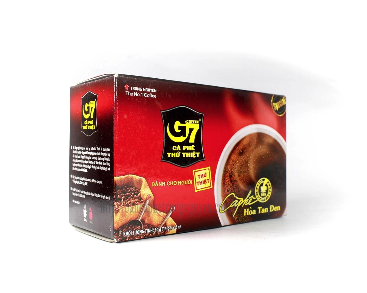 Nguyên liệu cà phê hòa tan G7 đường sữa tươi lạnh