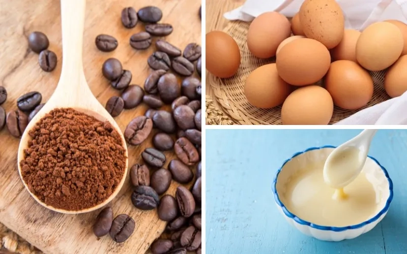 nguyên liệu cà phê robusta trứng gà Đà Lạt