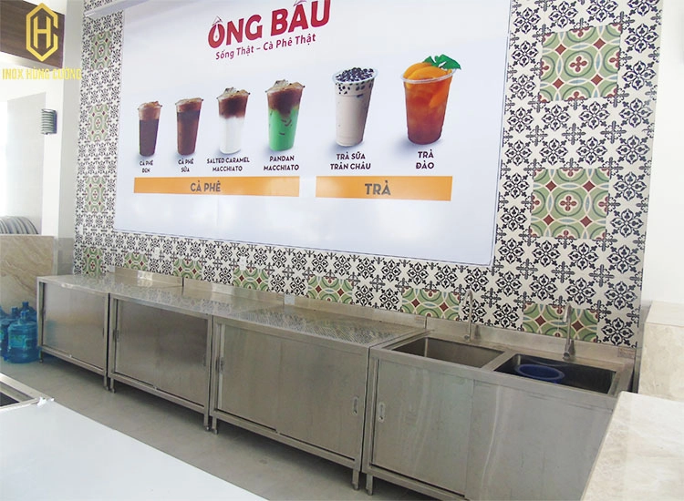 quầy bar Ông Bầu vận hành hiệu suất cao