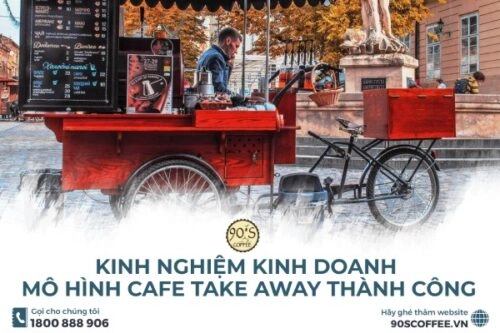 sơ đồ mô hình cafe take away nhượng quyền