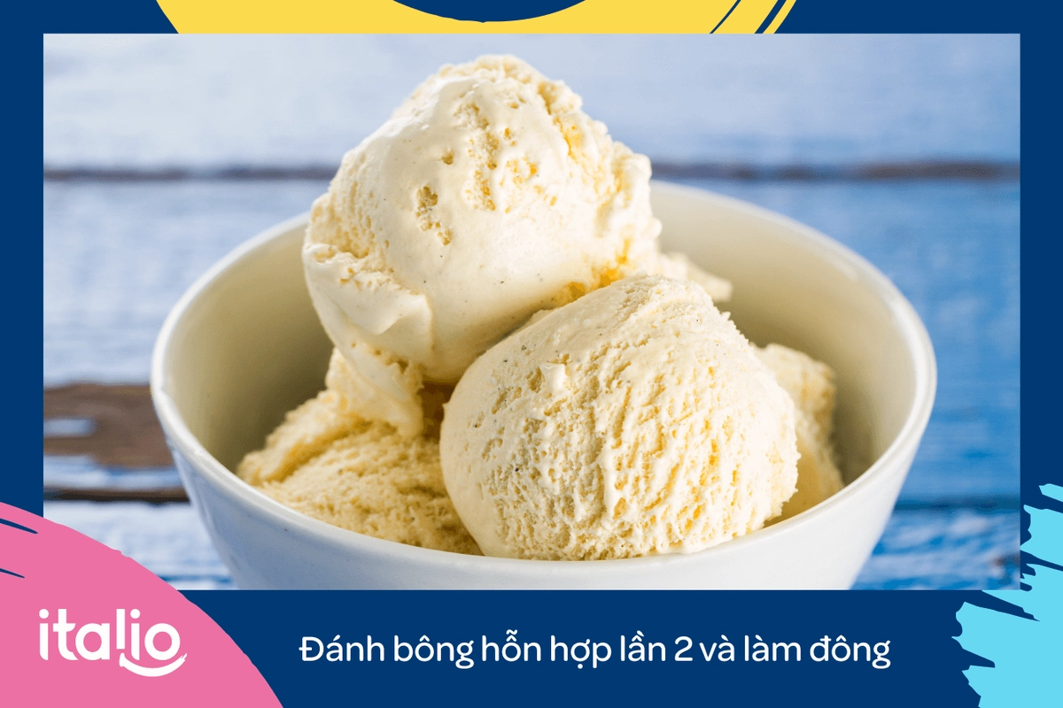 so sánh kem trứng chuẩn và kem trứng bị tách nước