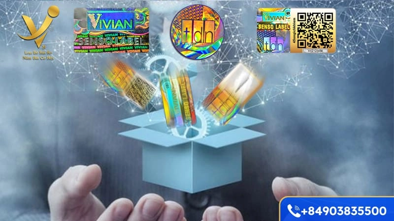 tem chống giả Trung Nguyên trên bao bì
