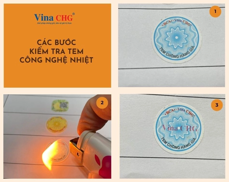 Tem chống giả Trung Nguyên trên hộp quà