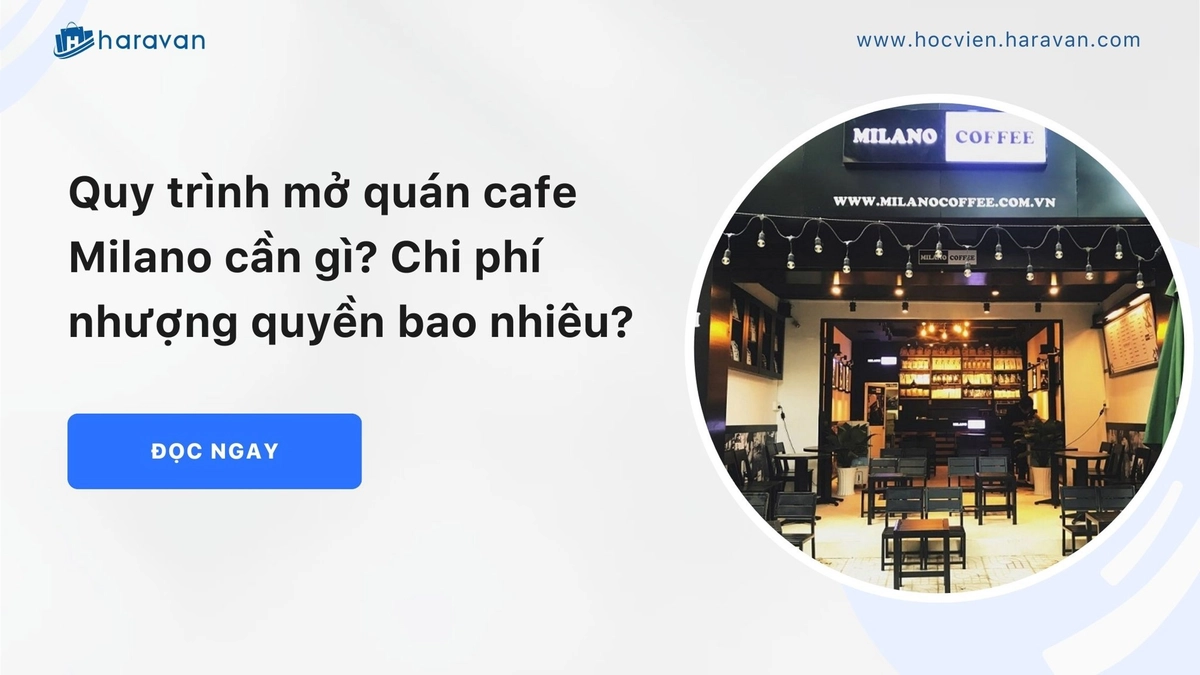 timeline 90 ngày mở quán Milano