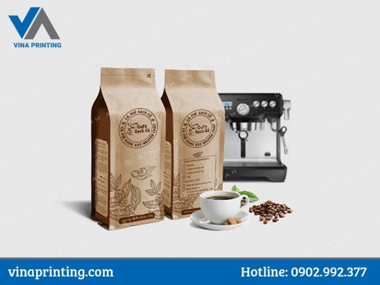 túi cà phê van một chiều kín hương